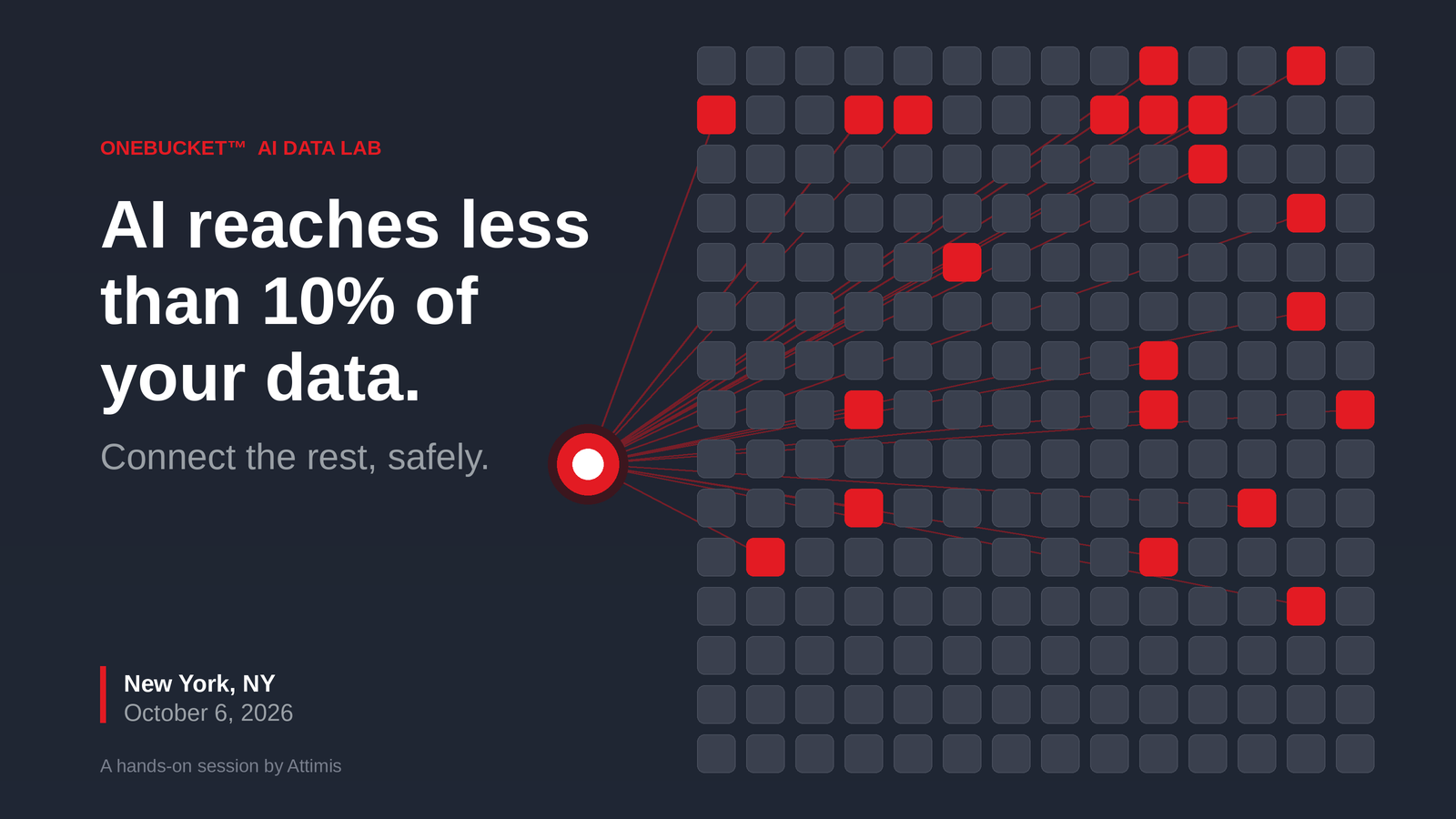 OneBucket™ AI Data Lab Comes to New York on October 6