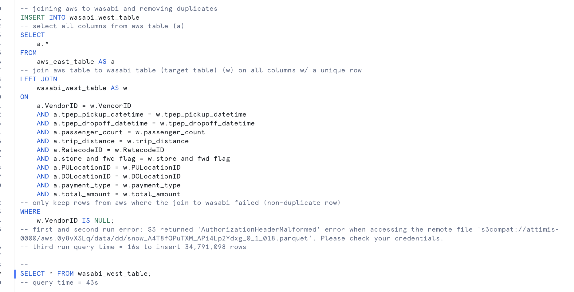 Scenario 1 — AWS to on-prem